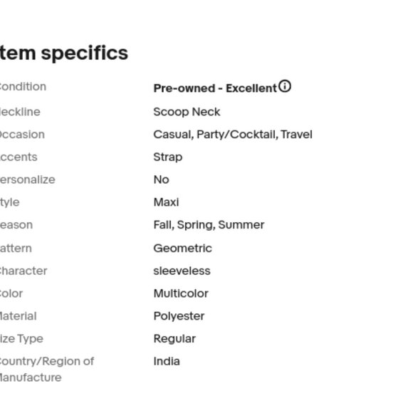 Diva Collection Womens size Medium Sleeveless Maxi Asymetrical bottom Dress E21 - Picture 16 of 16